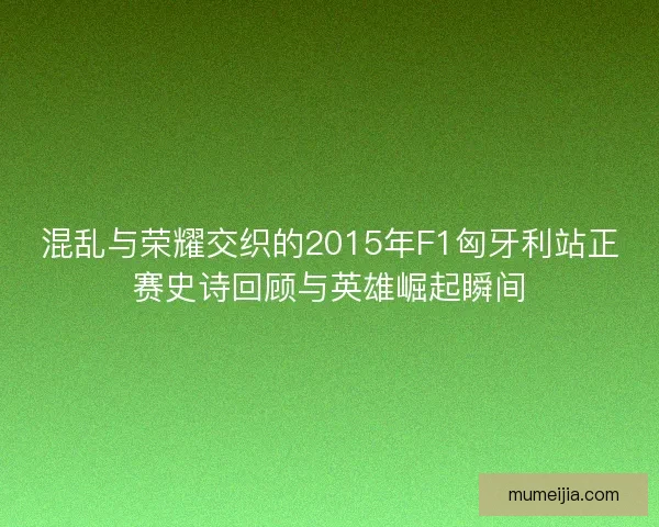 混乱与荣耀交织的2015年F1匈牙利站正赛史诗回顾与英雄崛起瞬间